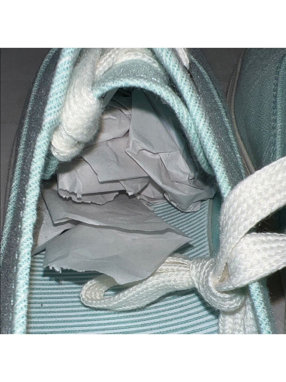 Women's Light Green Canvas Sneakers - Picture 13 of 15